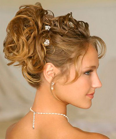 Penteado preso atras para casamento