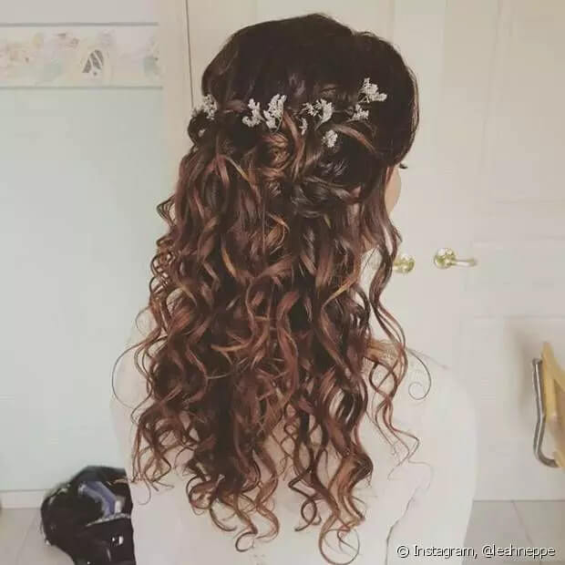 Penteado para Noiva Solto