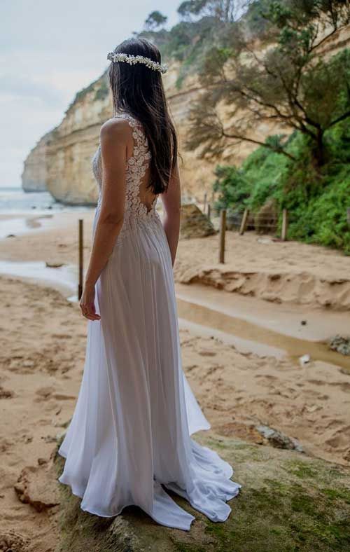 Vestido para Noiva na Praia