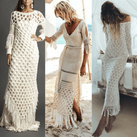 fotos de vestidos de croche